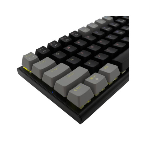 Механична клавиатура White Shark - Wakizashi-2, Red switch, RGB, черна/сива