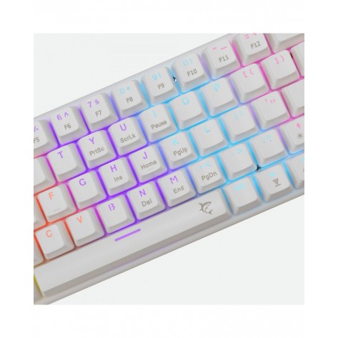 Механична клавиатура White Shark - WAKIZASHI-2 White, Blue Sw., бяла