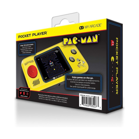 Конзола Мини конзола My Arcade - Pac-Man 3in1 Pocket Player