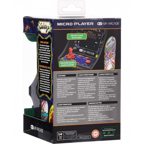 Конзола Мини ретро конзола My Arcade - Galaga Micro Player