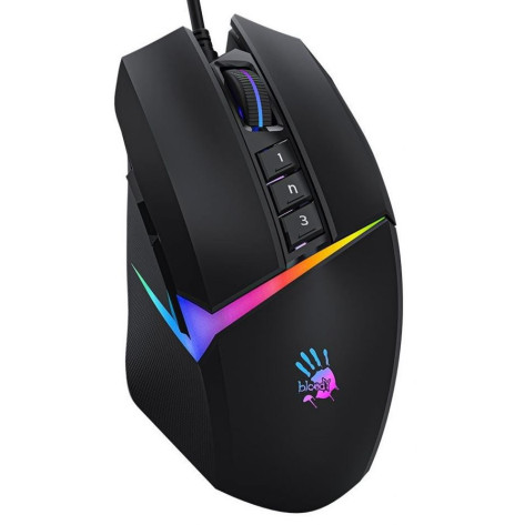 Мишка A4Tech Bloody - W60 Max, оптична, черна