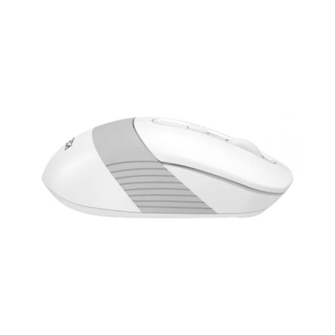 Мишка A4Tech - Fstyler FB10CS, оптична, безжична, бяла/сива
