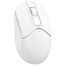 Мишка A4Tech - Fstyler FG12S, оптична, безжична, бяла