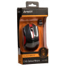 Мишка A4Tech - V-Track G3-200N, оптична, безжична, черна/червена