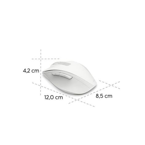 Мишка Hama - WM-500 Recharge, оптична, безжична, бяла