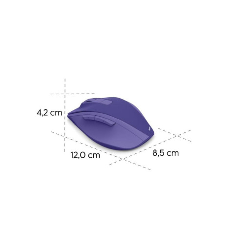 Мишка Hama - WM-500 Recharge, оптична, безжична, лилава