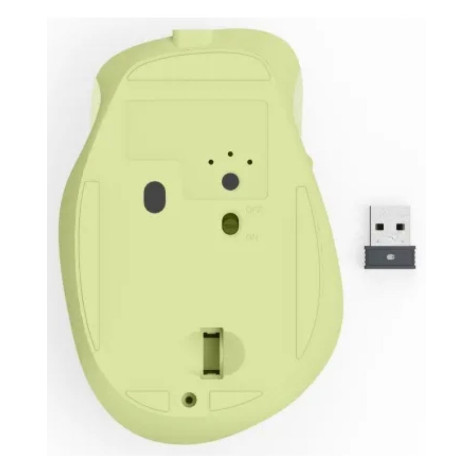 Мишка Hama - WM-500 Recharge, оптична, безжична, зелена