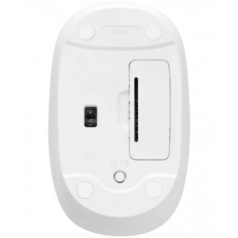 Мишка Logitech - M196, оптична, безжична, бяла