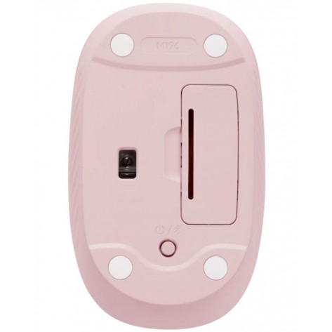 Мишка Logitech - M196, оптична, безжична, розова