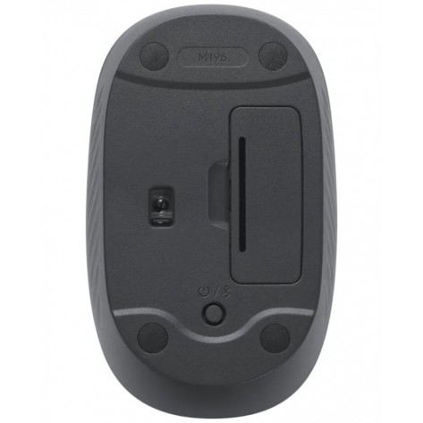 Мишка Logitech - M196, оптична, безжична, сива