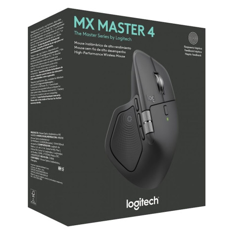 Мишка Logitech - MX Master 4, for Mac, лазерна, черна