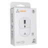 Мишка SBOX - WM-710P,  оптична, безжична, бяла