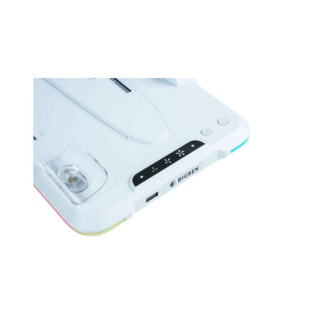 Мултифункционална станция Nacon - за PS5 Slim, с охлаждане, бяла