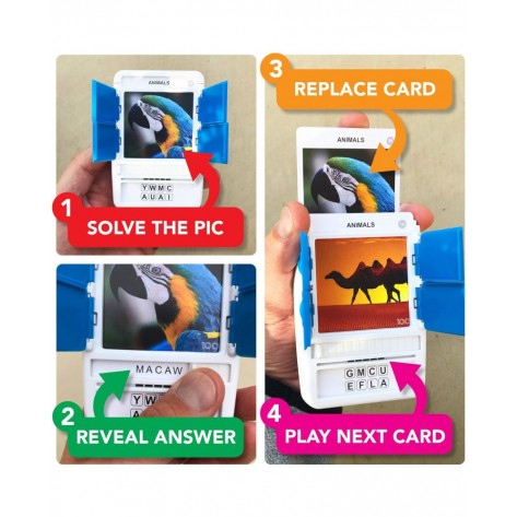 Настолна игра 100 Pics: Animals - Семейна
