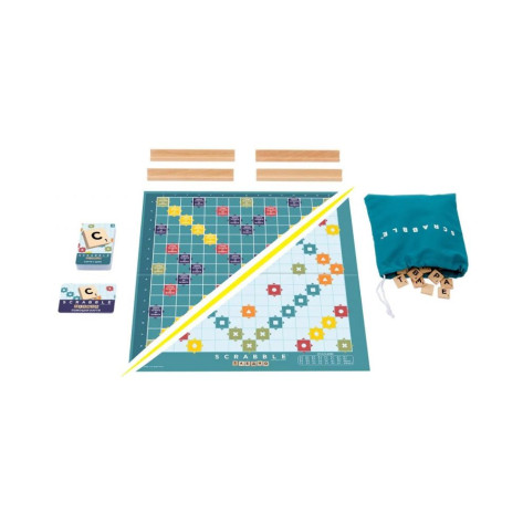 Настолна игра 2 в 1: Класически Scrabble и Scrabble заедно - Семейна