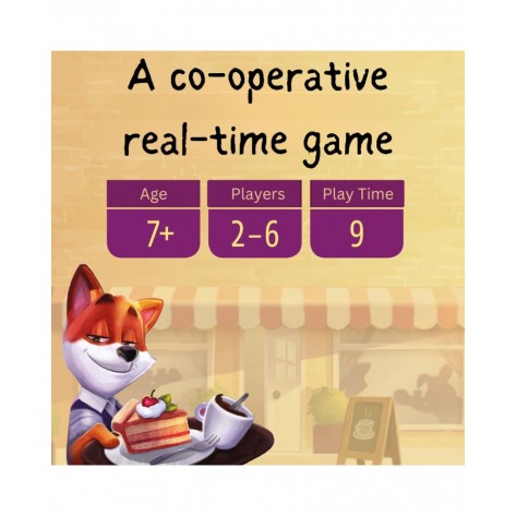 Настолна игра 3 Minute Crazy Cafe - Кооперативна