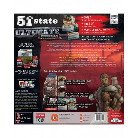 Настолна игра 51st State (Ultimate Edition) - стратегическа