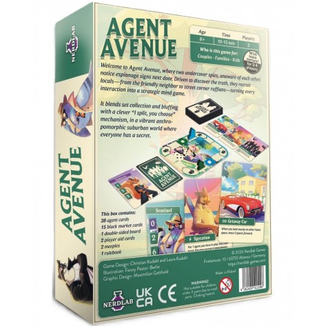 Настолна игра Agent Avenue - Семейна