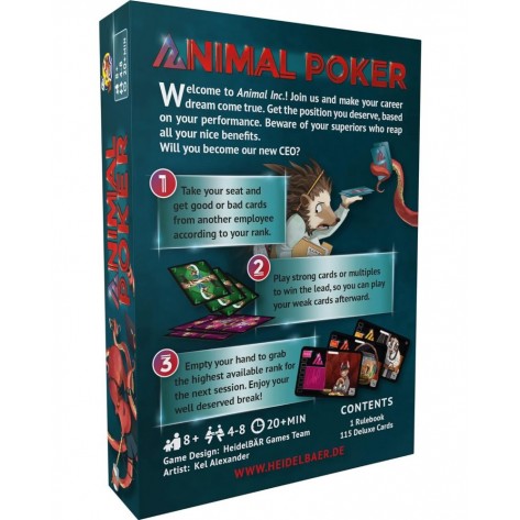 Настолна игра Animal Poker - Парти