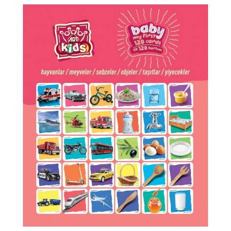 Настолна игра Baby My First 120 Cards - Детска