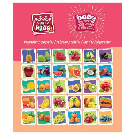 Настолна игра Baby My First 120 Cards - Детска