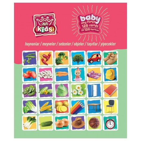 Настолна игра Baby My First 120 Cards - Детска