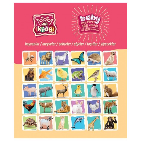 Настолна игра Baby My First 120 Cards - Детска