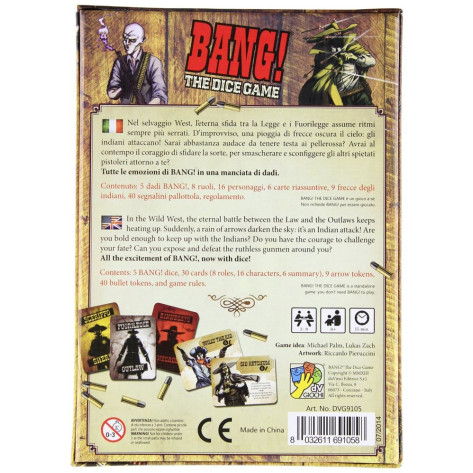 Настолна игра BANG! The Dice Game - Парти