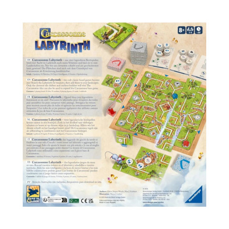 Настолна игра Carcassonne Labyrinth - Семейна