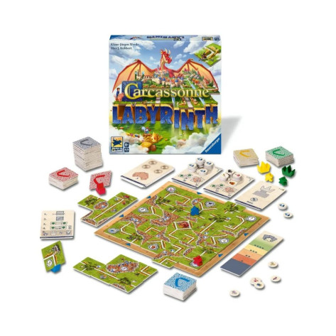 Настолна игра Carcassonne Labyrinth - Семейна