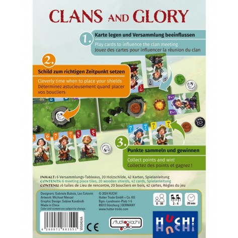 Настолна игра Clans and Glory - Семейна