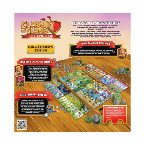 Настолна игра Clash of Clans: The Epic Raid (Collector's Edition) - Стратегическа