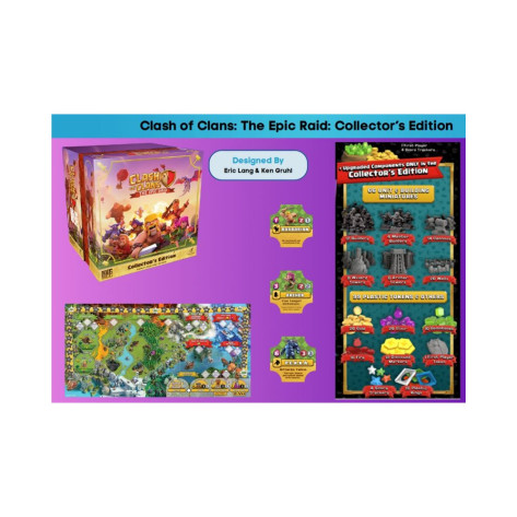 Настолна игра Clash of Clans: The Epic Raid (Collector's Edition) - Стратегическа