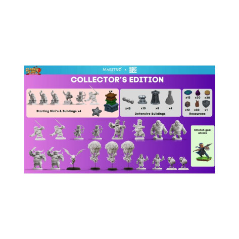 Настолна игра Clash of Clans: The Epic Raid (Collector's Edition) - Стратегическа