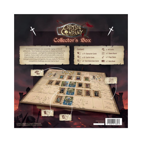 Настолна игра Crimson Company: Collector's Box - Стратегическа
