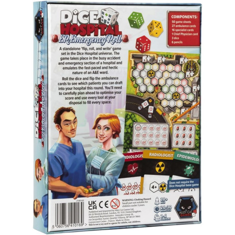 Настолна игра Dice Hospital: ER  - Emergency Roll - Стратегическа