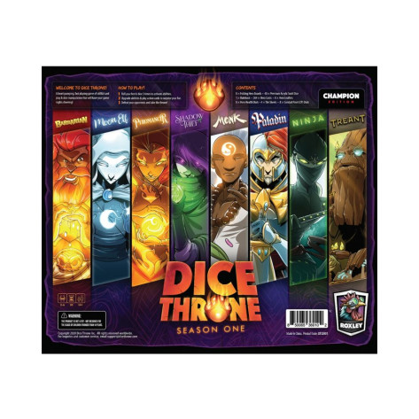 Настолна игра Dice Throne: Season One Battle Chest - Семейна