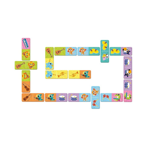 Настолна игра Dominoes Musical Instruments - Детска