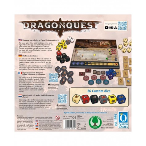 Настолна игра DragonQuest: A Fantasy Dice Game - Семейна