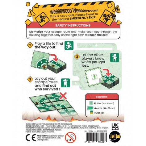 Настолна игра Emergency Exit Only - Семейна