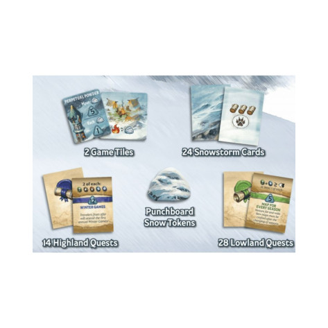 Настолна игра Everdell: Silverfrost Collectors Edition - Семейна