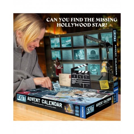 Настолна игра Exit Advent Calendar: The Missing Hollywood Star - Кооперативна