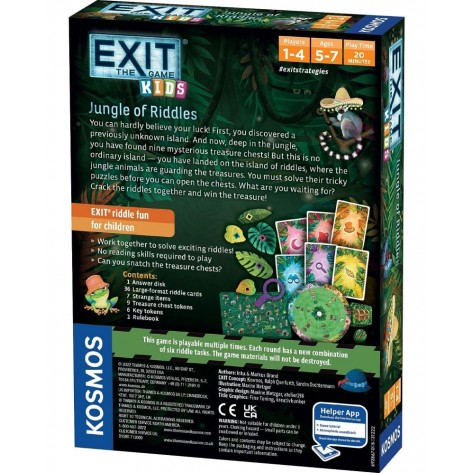 Настолна игра Exit kids: Jungle of Riddles - детска