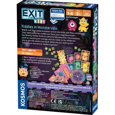 Настолна игра Exit Kids: Riddles in Monsterville - Детска