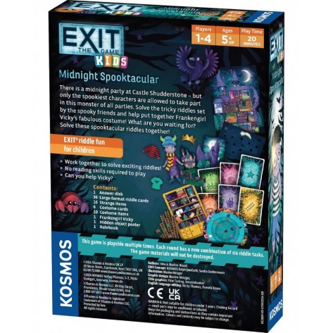 Настолна игра Exit: Midnight Spooktacular - Детска