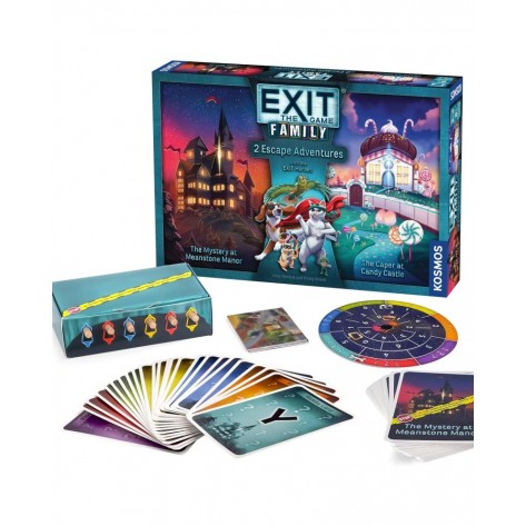 Настолна игра Exit: The Game - Family - 2 Escape Adventures - Кооперативна