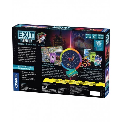 Настолна игра Exit: The Game - Family - 2 Escape Adventures - Кооперативна