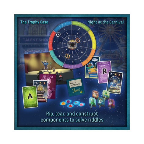 Настолна игра Exit: The Game - Family: The Trophy Case/Night at the Carnival - Кооперативна