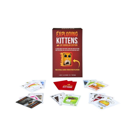 Настолна игра Exploding Kittens: Cat Burglar Edition - Парти