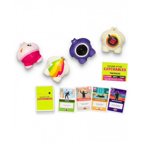 Настолна игра Exploding Kittens: Catchables 4 - Pack - Парти